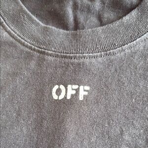 Off-White Floral Graphic T-Shirt - Size XS women